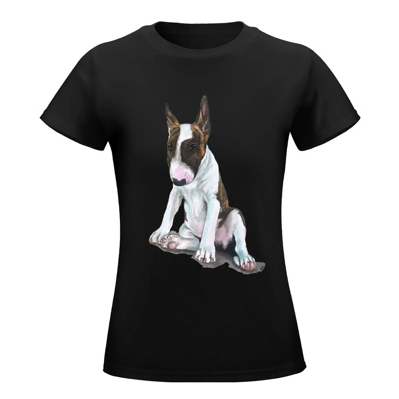 Truly Bull Terrier T-Shirt korean fashion vintage clothes female tops for Women