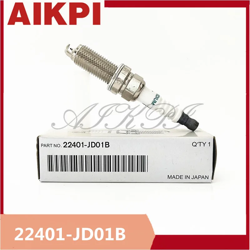 

4Pcs 22401JD01B FXE20HR11 Iridium Spark Plug For Nissan Micra Qashqai Note Sentra X-Trail Tiida Renault Laguna III 22401-JD01B