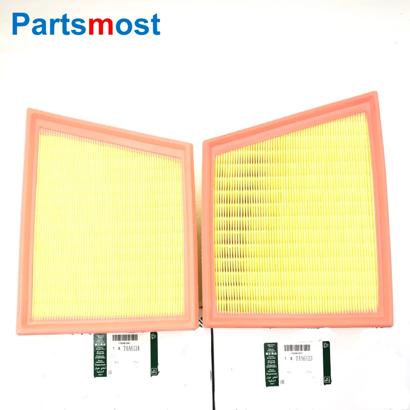 AIR FILTER FOR JAJUAR XE 2015- 5.0 / XF 2016- F-PACE 2016- 3.0 RANGE ROVER VELAR LEFT T4A6124 LR092258 / RIGHT T4A6123 LR092246