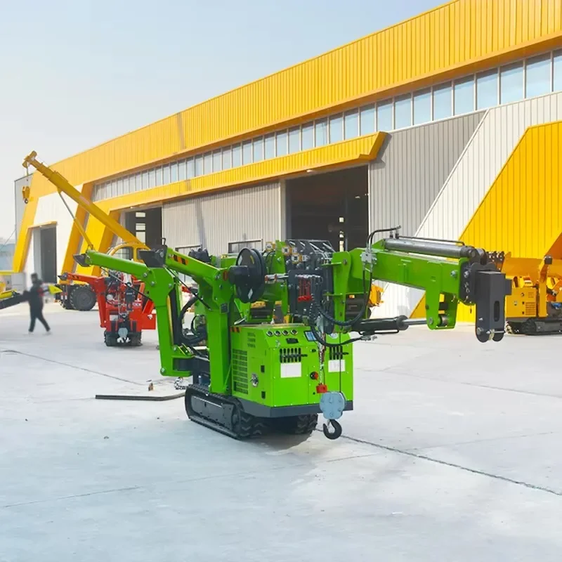 Bulgaria Market Spider Crane 3 Ton Wide Base Self-Propelled Electric Engine Telescopic Boom Workshop Use Hot Sale
