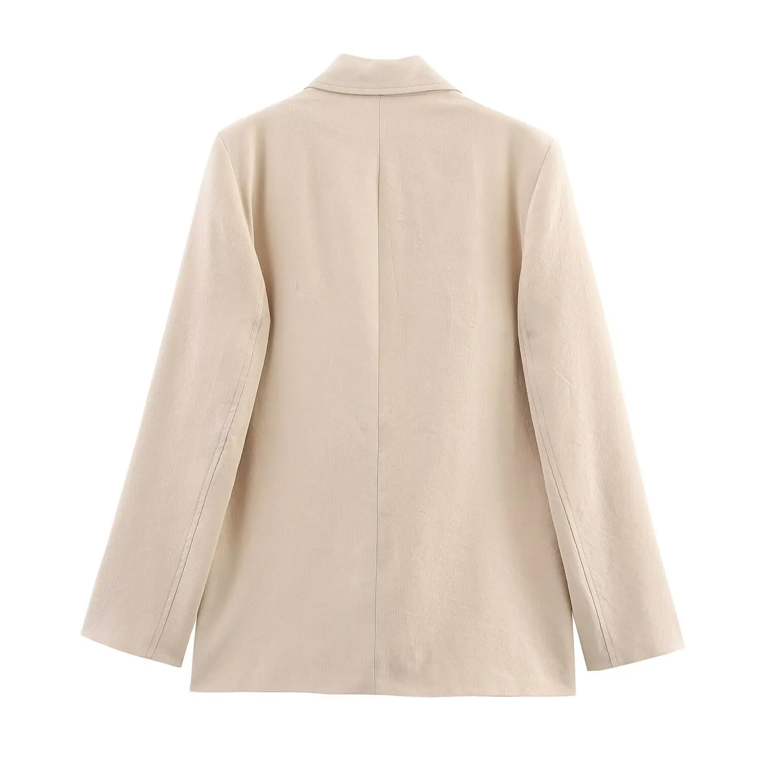 

NINE ZAR Женский льняной костюм из смешанного волокна с плиссированными широкими брюками, длинный комплект на пуговицах, осень 2023 г.