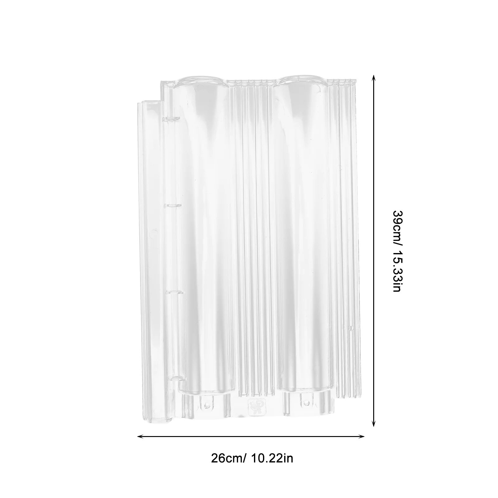 Panneau en verre résistant aux intempéries, Structure ondulée, toiture de serre adaptée à diverses Applications, panneaux de toiture de serre