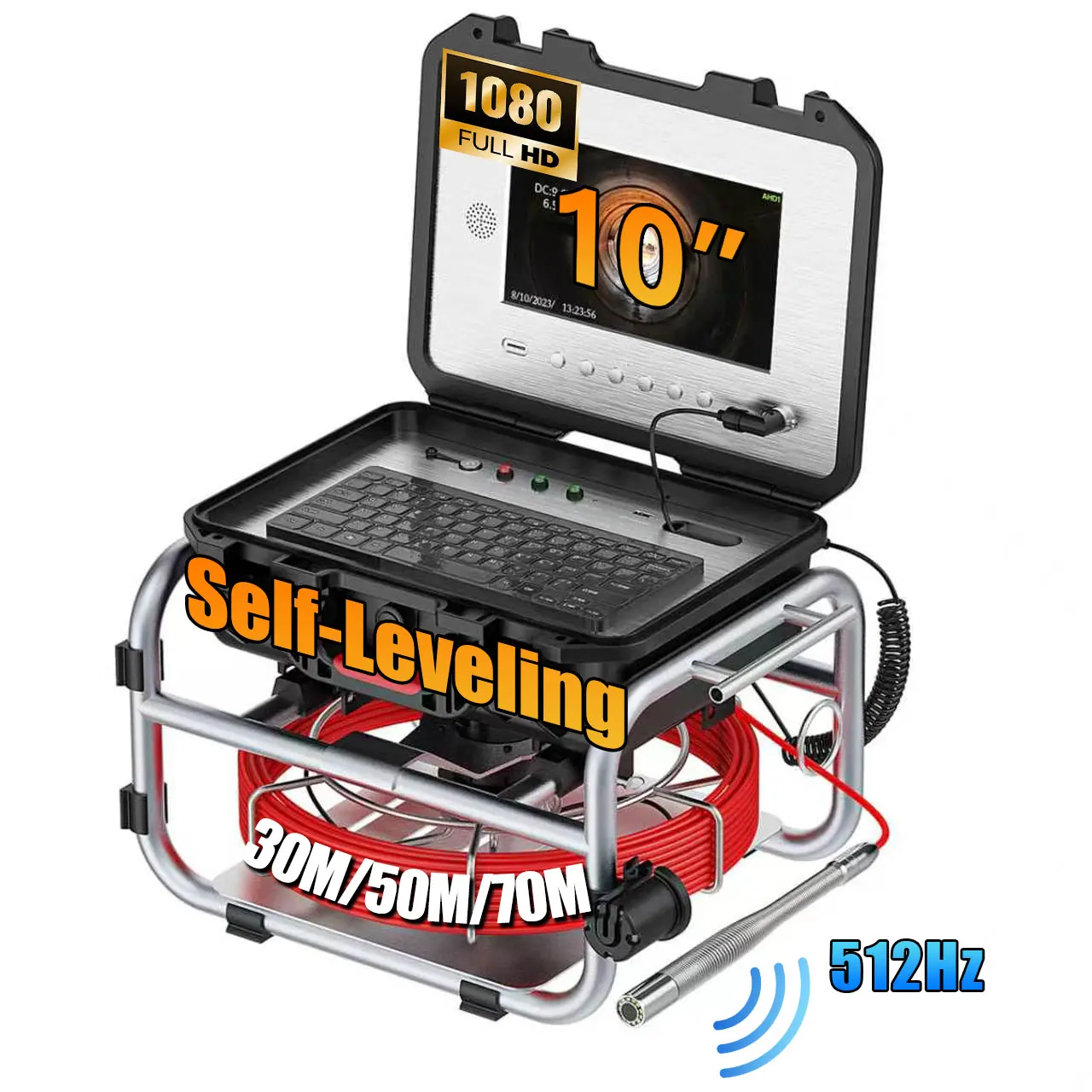 Sewer Inspection Camera 512hz Transmitter 10