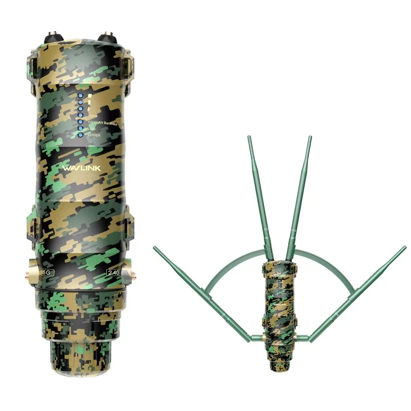 Outdoor Weatherproof Gigabit 1200Mbps AP WIFI Coverage Housing Repeater Router Grid expander