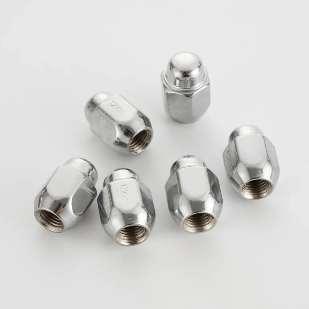 1pc Wheel Lug Nuts Screws Suit for Hyundai Kia Series M12x1.5 Hex 21mm Thickness 32mm