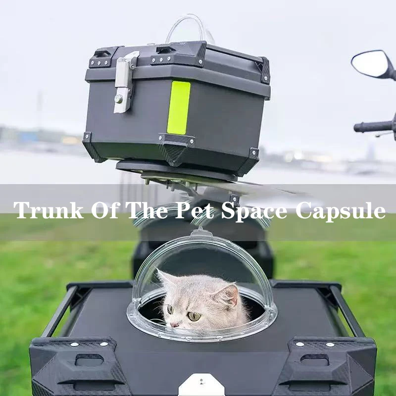 

36L/45L/57L/70L Motorcycle trunk Large Capacity Luggage Storage Box Scooter Tail Box Top Case Waterproof Breathable Pet Box