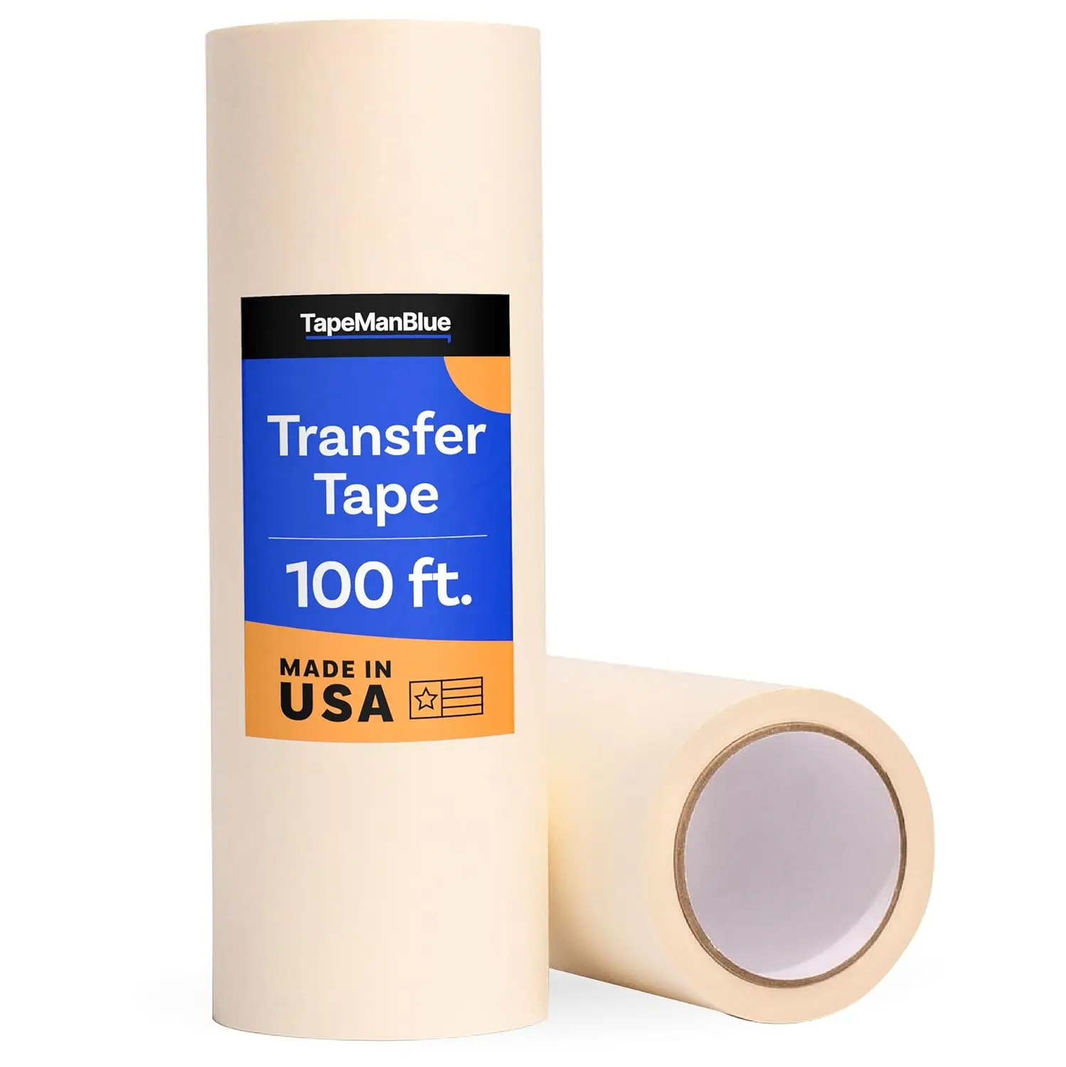 

12" x 100' Transfer Tape for Vinyl, Premium Paper with Layflat Adhesive for Crafts & Decals