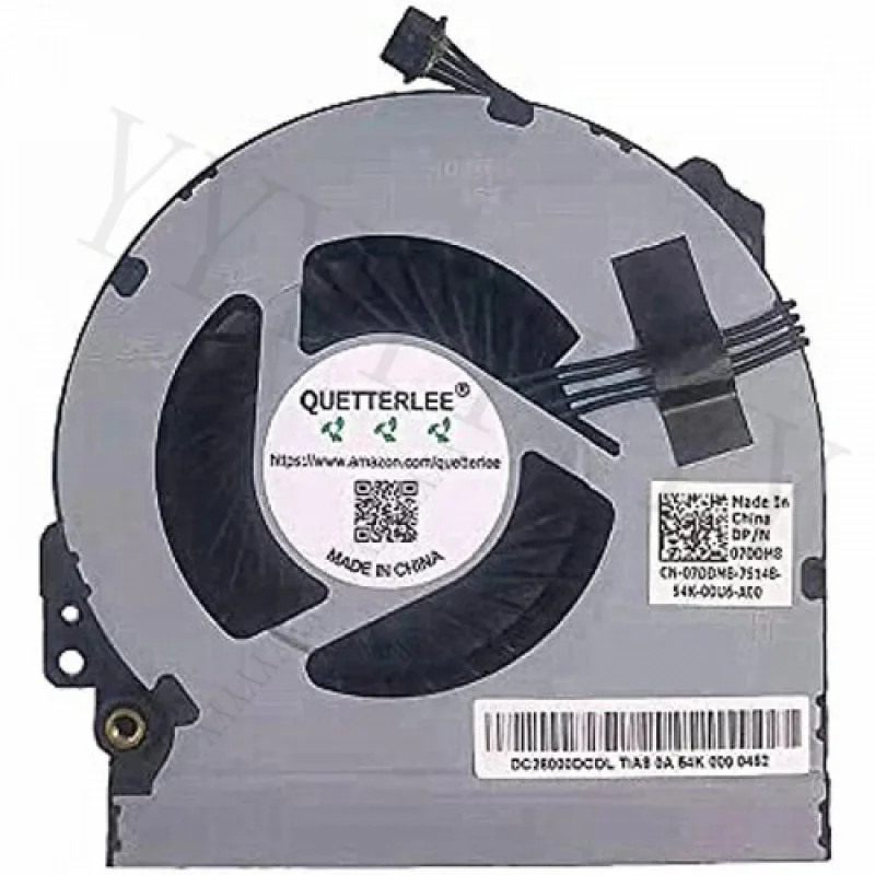 

Y CPU Cooling Fan for Dell Precision M6800 Series 07DDM8 KSB0605HC-DA03 DC5V