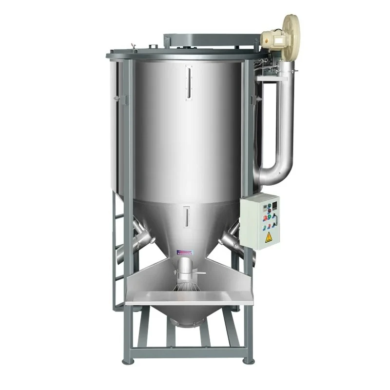 Large vertical mixers, mixers, stainless steel color mixers, heated mixing mixers, color mixers