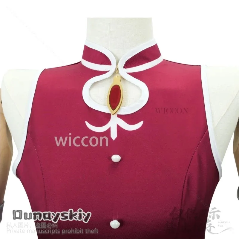 Anime puella magi madoka magica cosplay sakura kyoko vestido vermelho uniforme lolita perucas para meninas halloween natal cos personalizado