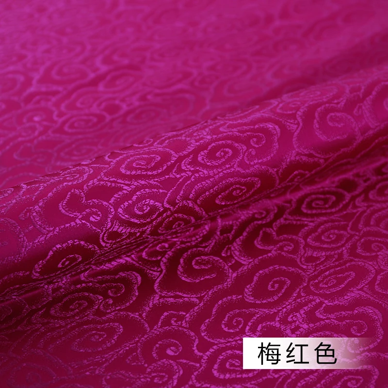 Vintage brocade jacquard pattern fabrics for sewing girls cheongsam kimono DIY stitching garment material