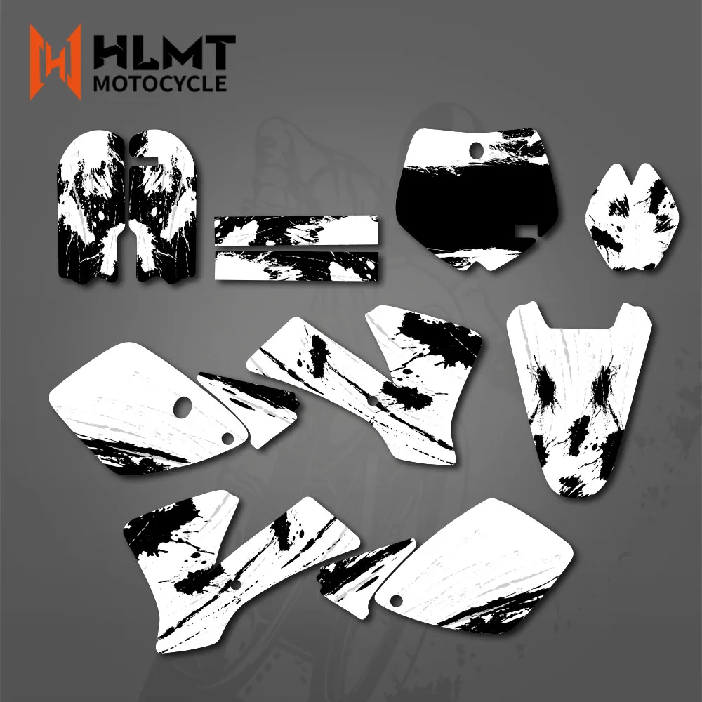 HLMT Motorcycle TEAM GRAPHICS & BACKGROUNDS DECALS STICKERS Kits for Ktm SX65 SX 65 65SX 2002-2008 2003 2004 2005 Decoration