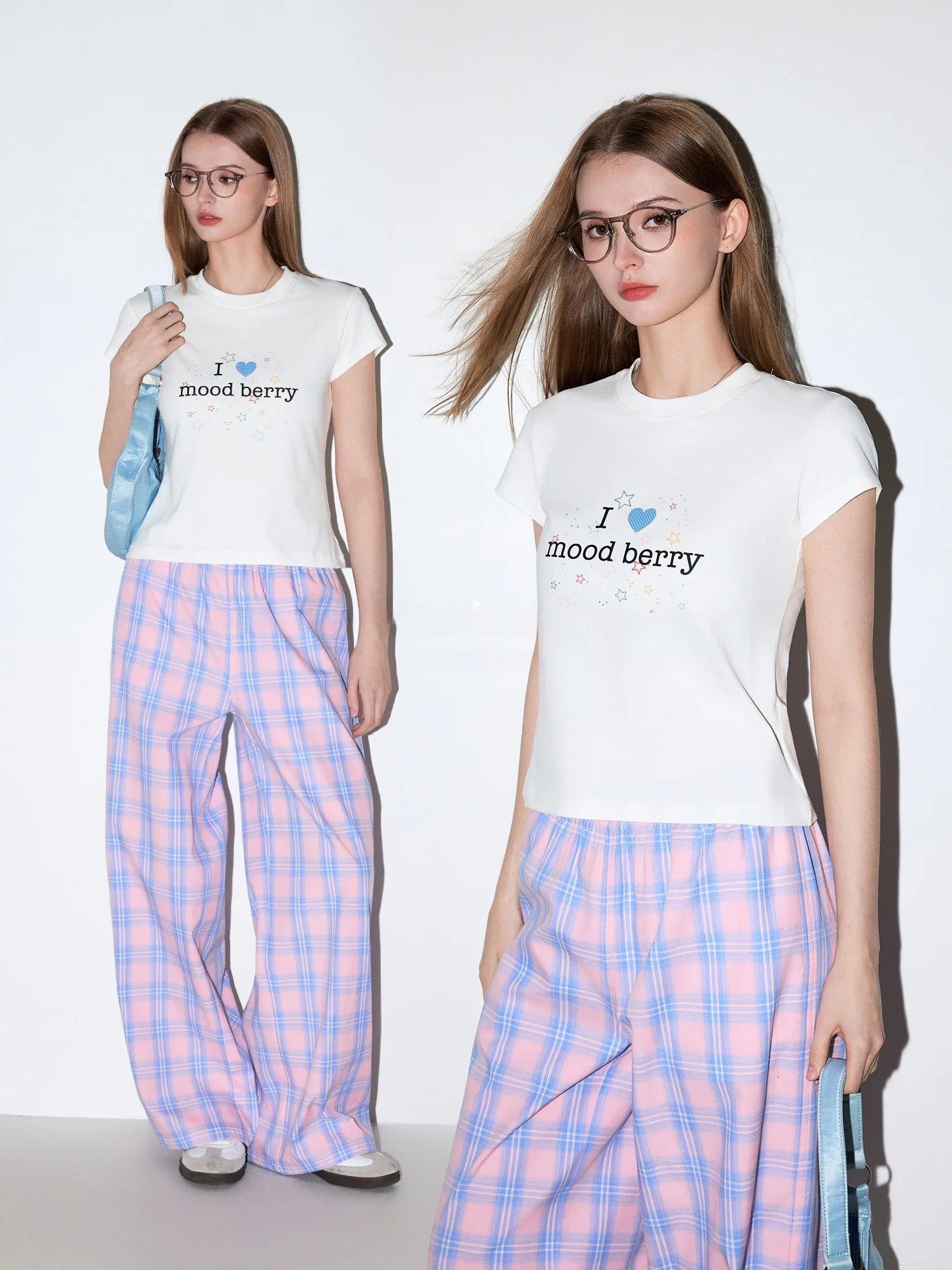 

Женская футболка MoodBerry в стиле ретро с американским цветным принтом, летняя, приталенная, с круглым вырезом и открытыми плечами