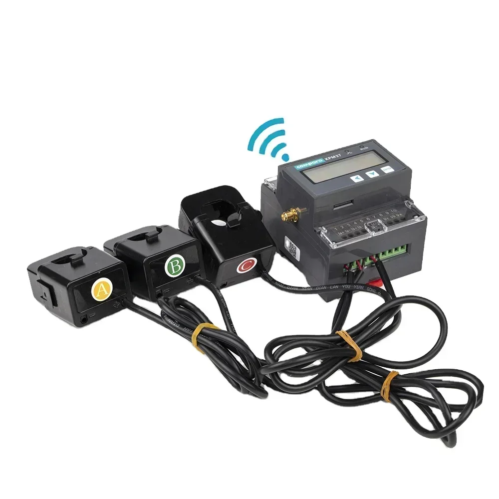 3 Phase Power Meter Price WIFI MQTT Protocol Industrial Iot Virtual Power Plant Energy Monitor Energy Meter WiFi