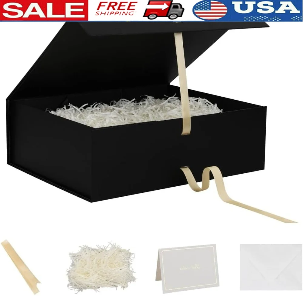 

Extra Large Gift Box with Ribbon Perfect Wedding Dress Shoes Business Gifts Birthday Christmas Thanksgiving Graduation