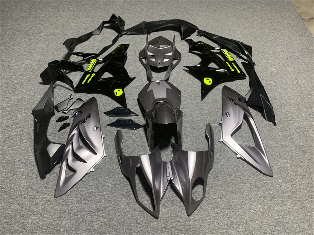 Black gray fluorescent color Motorcycle Fairing Kit for apply BMW S1000RR 2009 2010 2011 2012 2013 2014 Body Kit