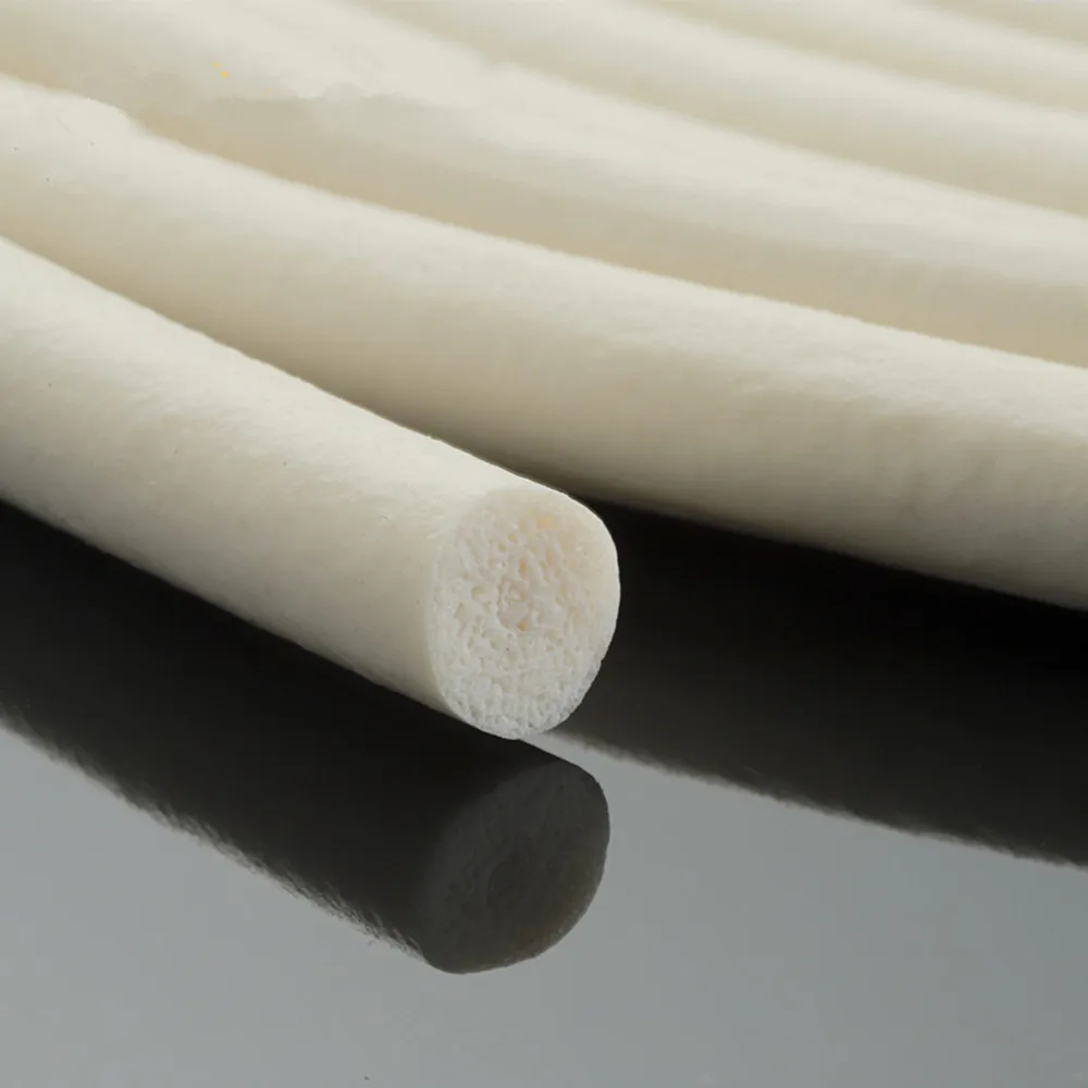 

100Meters Silicone Rubber Sponge Strip Round White Foamed Backer Rod Seal Strips Foaming Cord Dia 1mm 1.5mm 2mm 2.5mm 3mm