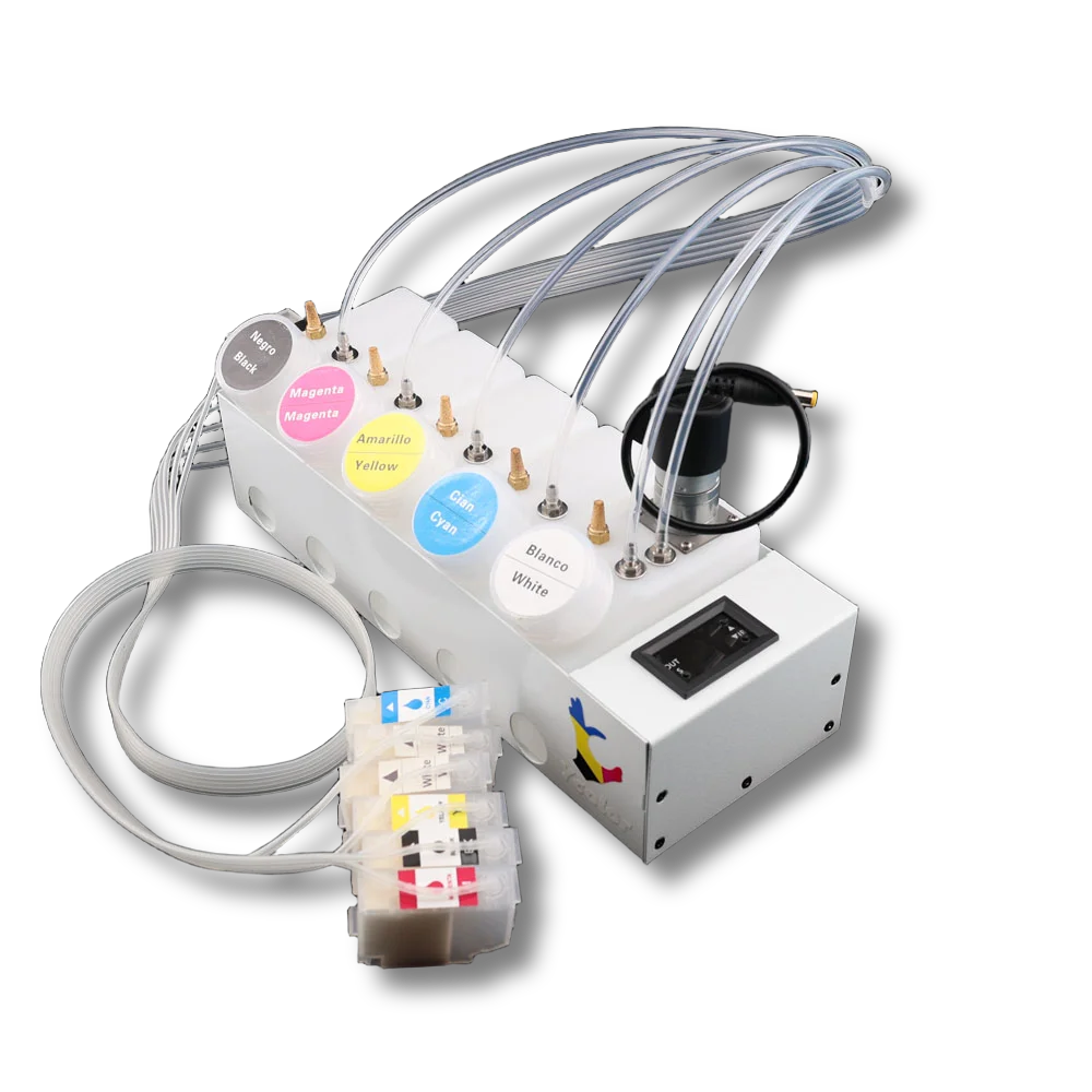 XP15000 DTF CISS For Epson Continuous Ink Supply System For Epson XP15000 Convert Kit White Ink Tank With Stirrer DIY Kit