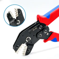 Crimping Tool 58B-SN Crimping Wire Ferrule Serrated Ratchet Crimper Plier Wire Terminals Crimping 23-16AWG Pliers 1Piece SN58B