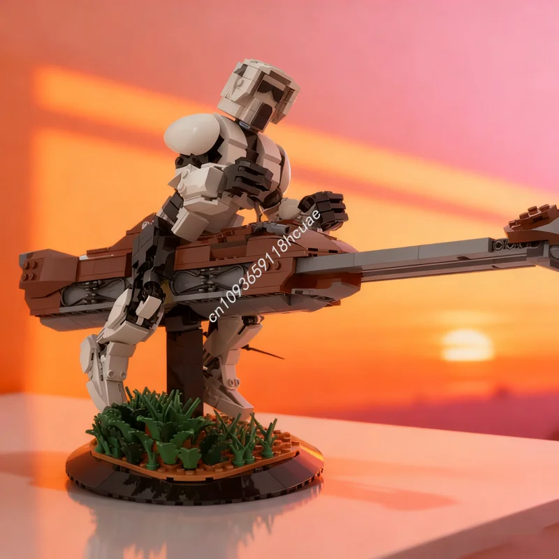 

996pcs MOC Scout Trooper Buildable Figure Star Model Building Blocks Toys DIY Creative Idea Brick Christmas Gift Kids Birthday