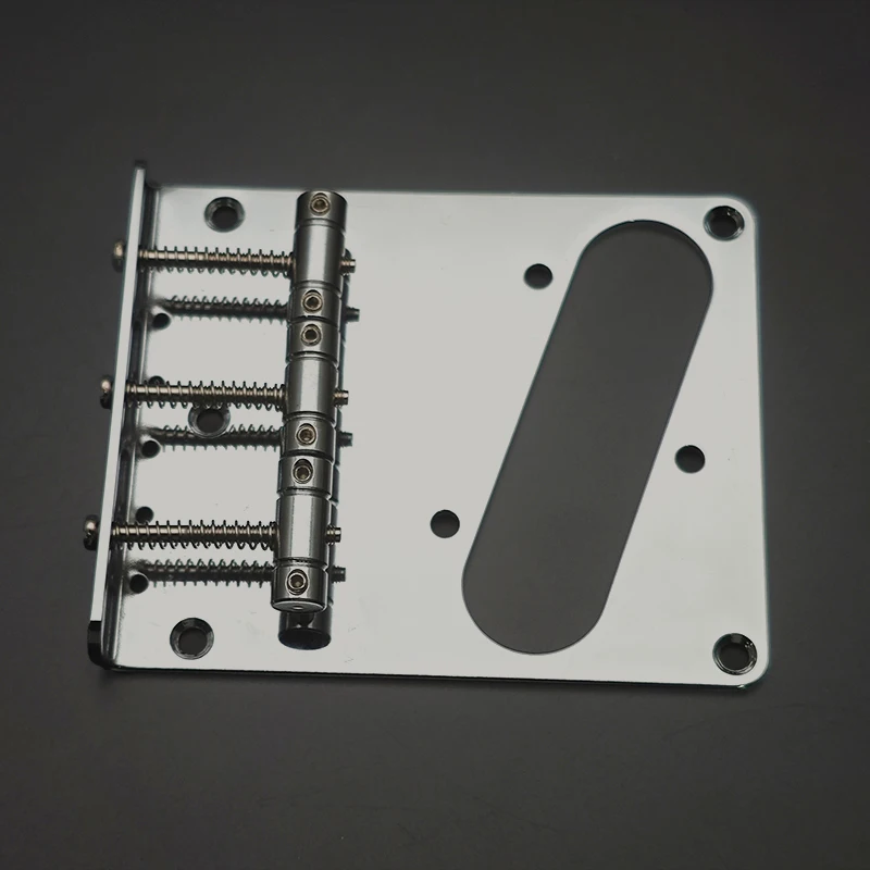 

Тремоло-бридж с верхней загрузкой на 3 седла для 6-струнной электрогитары TL, хромированный, музыкальные аксессуары, 96.5x80 мм