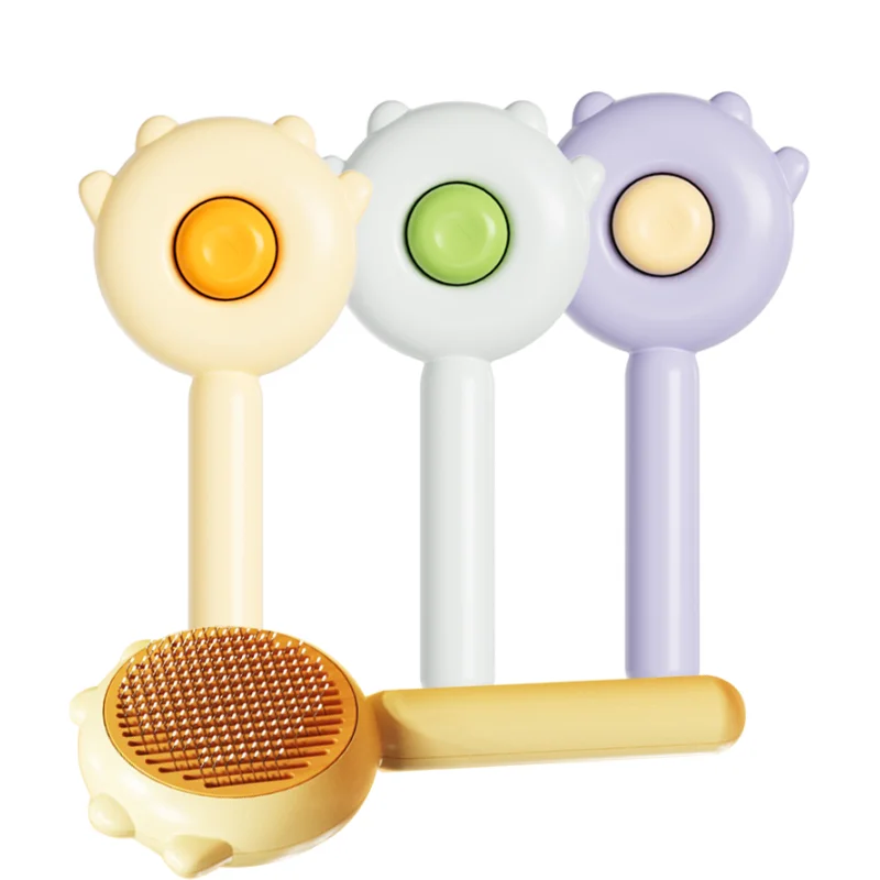 

Cat and Dog Hair Grooming and Care Comb for Pet, Removes Hairs Cleaning, Bath Brush, Cat Supplies, Pet Supplies