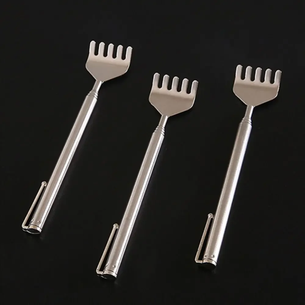 

New Stainless Steel Back Itch Scratcher Handy Pocket Size Retractable Massager Telescopic Health Care