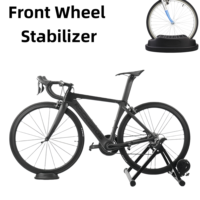 1PCS Indoor Bicycle Trainer Front Wheel Riser Block Stabilizer for Mountain and Road Bikes Enhanced Stability Floor Protection