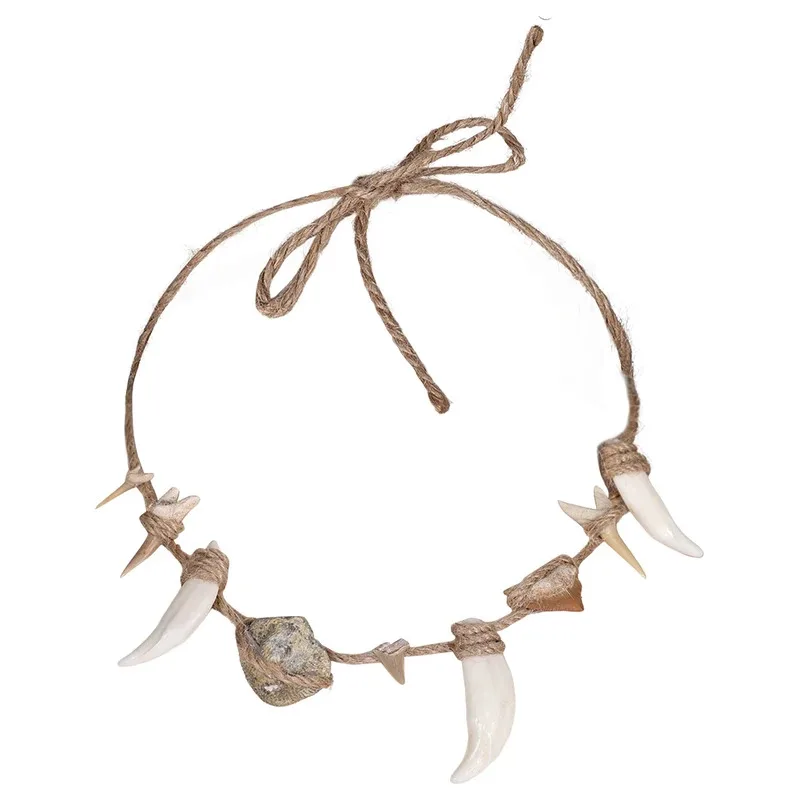 CyMaui شاطئ شل المختنق قلادة الكرتون المحيط الأميرة البوهيمي اليدوية حبل قلادة مجوهرات النساء الفتيات دور اللعب الدعامة Gif