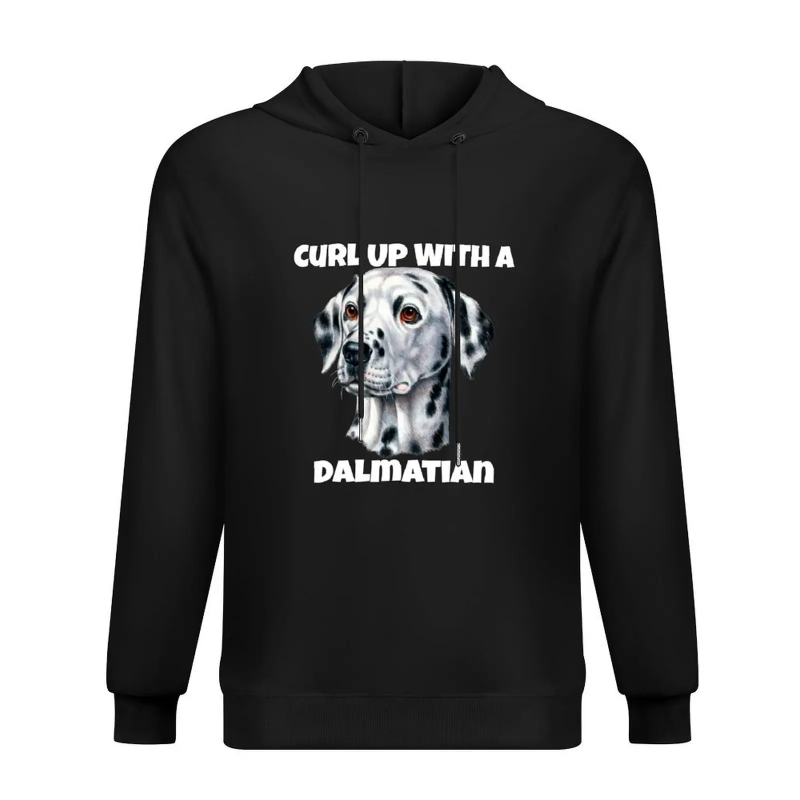

Curl Up With A Dalmatian Dog Hoodie male clothes men wear men clothing fashion men hoodie streetwear