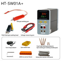 HotHT-SW01A+ DIY Spot Welder Capacitor Storage Battery Spot Welding Machine/Portable Small LED Display for Battery Pack Producti