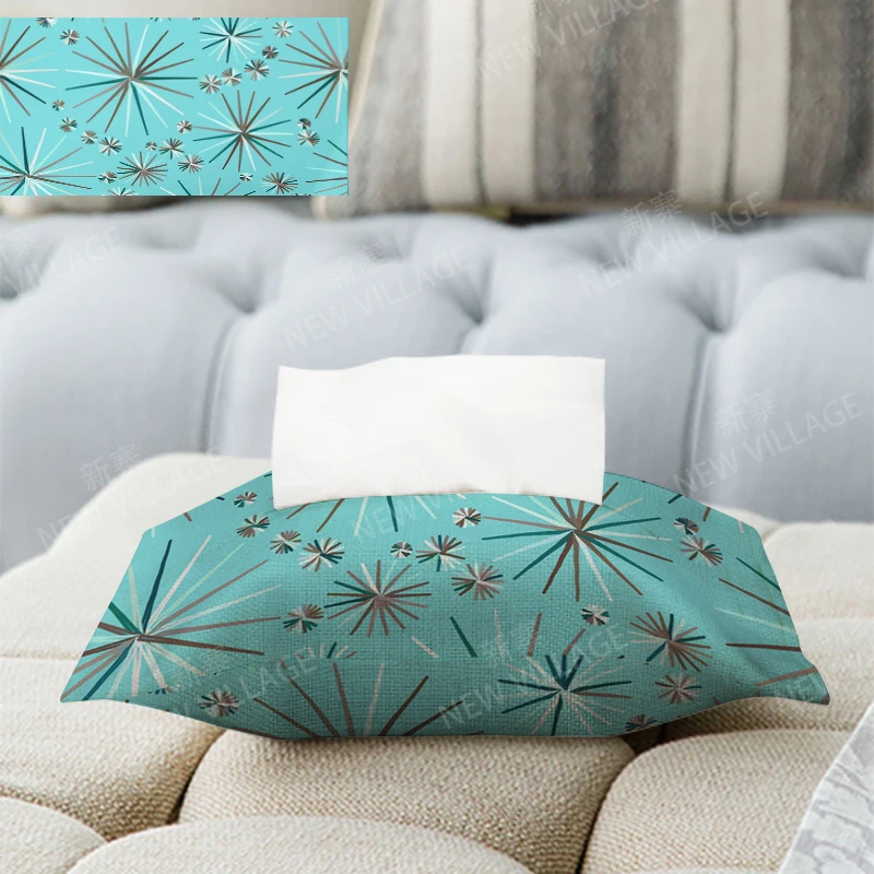 Home decor boho fabric tissue box car tissue holder tissue cover box Textiles cloth storage tissue bag nordic wipes dispenser