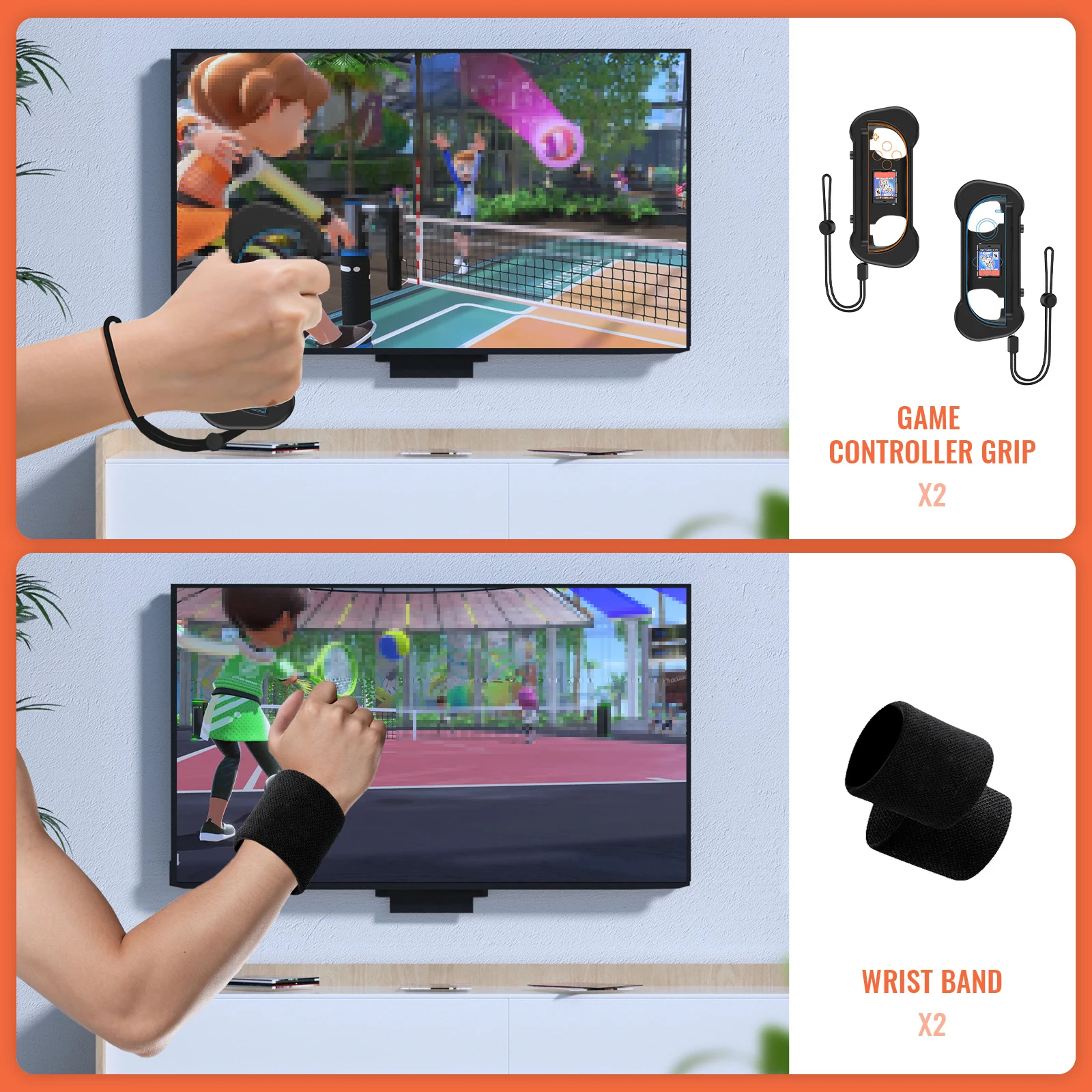 12 in 1 スポーツアクセサリーセット Switch 2 コンソール&Joy-con 用