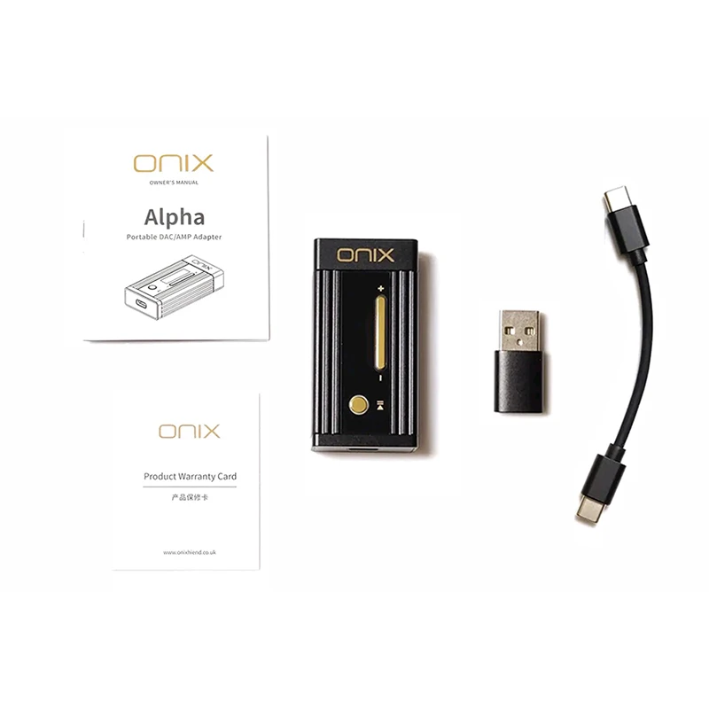 ONIX Alpha XI1 Dual CS43198 amplificador decodificador de salida portátil, soporte USB DAC/AMP, 32 bits/768kHz y DSD256, 3,5mm/4,4mm