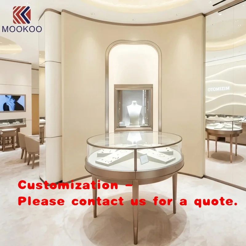custom.High End Luxury Counter Table and Business Chair Design Jewellery