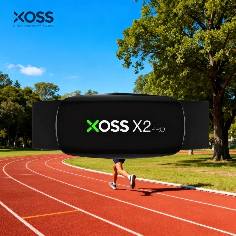 

XOSS X2 Pro Heart Rate Monitor Sensor Rechargeable Battery Charger Stores Of Data For Swimming Sailboat Fitness Running Cycling