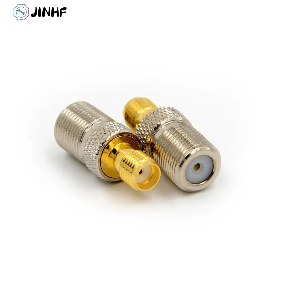 

1pcs Female F Type Jack To SMA Female Plug Straight RF Coax Adapter F To SMA Convertor F Female to SMA Female Connector