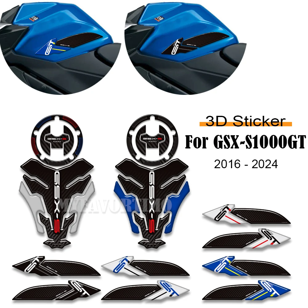 

2016 - 2024 Motorcycle Fuel Oil Tank Pad Protector Stickers Decals For Suzuki GSX-S 1000 S GT GSX-S1000GT GSX S1000 GSX-S1000