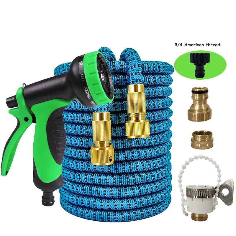 

1PC Garden Expandable Magic Hose 10 Function High-Pressure Nozzle Car Wash Spray Household Cleaning Irrigation Hose Kit Tool