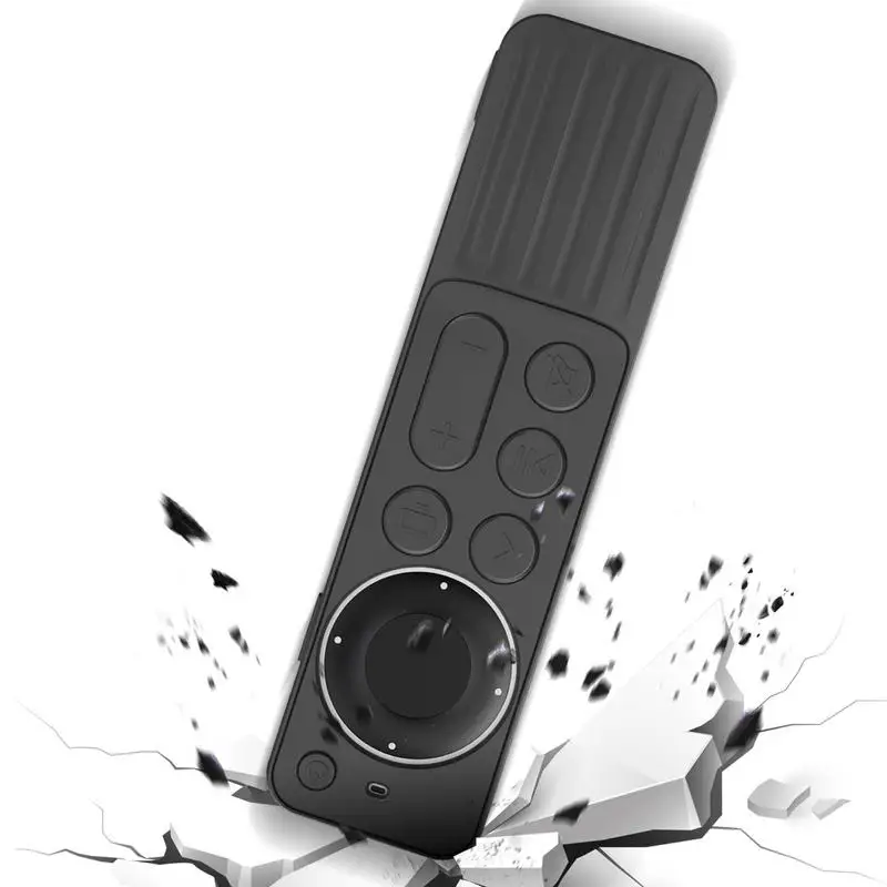 ForApple TV New 2022Apple Remote Control Silicone Protective Stripe Anti slip and Anti fall Protector Case ForSiri Remote 2&3