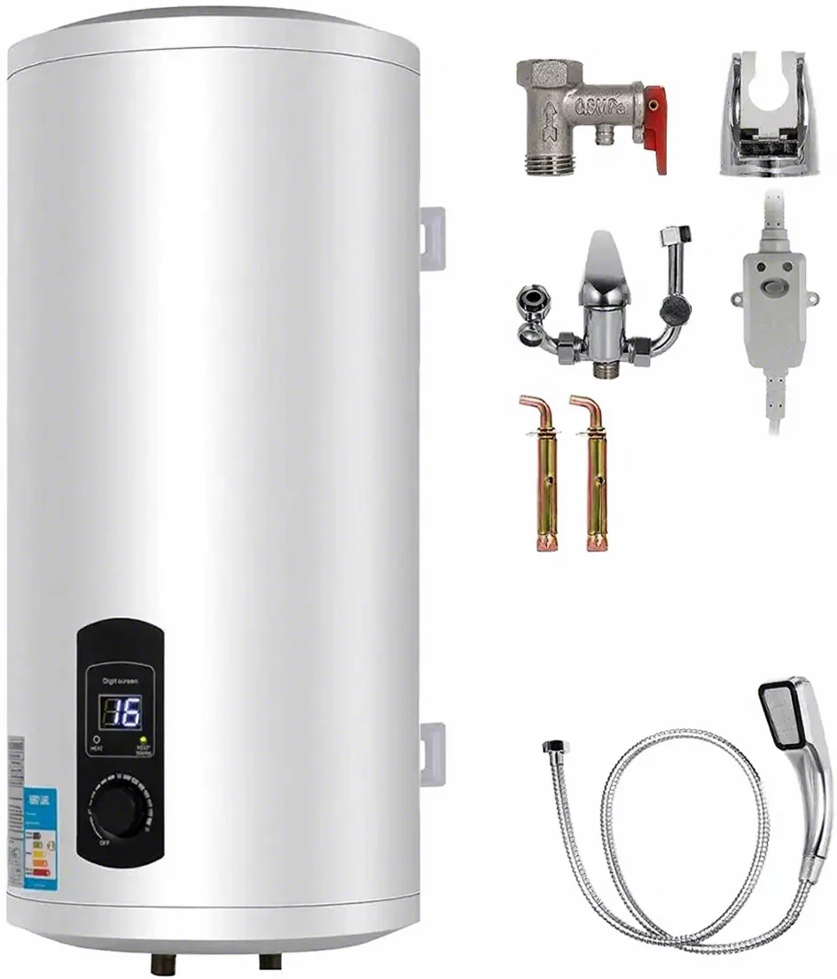 Home Electric Vertical Horizontal Constant Temperature Water Heater 50L 2000W for Eastern Europe US & Britain Markets