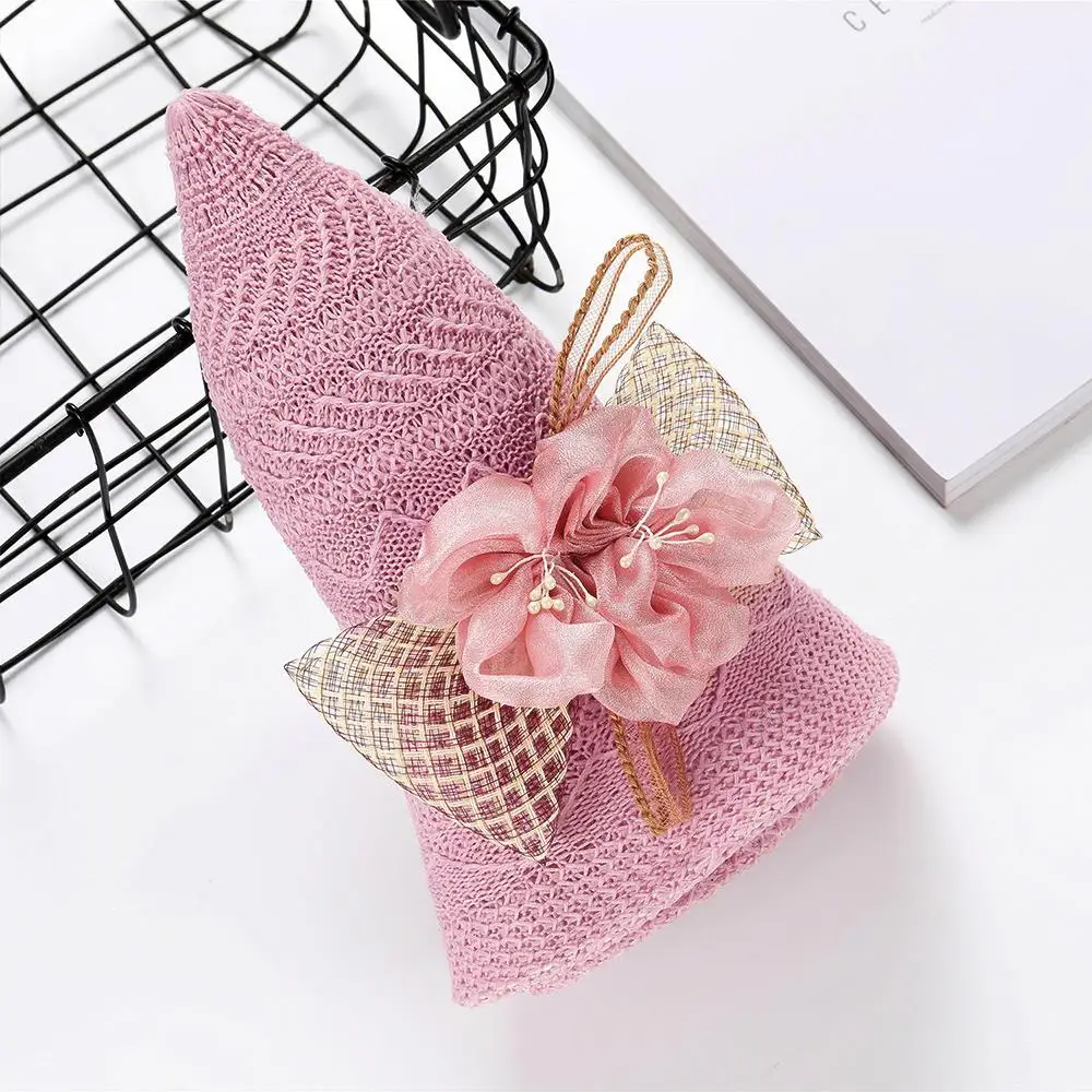 عادية الحلو دلو القبعات الصيف الشمس حماية قبعة قبعة للشاطئ القوس الزهور القش قبعة طوي في الهواء الطلق قبعات الشمس النساء واسعة حافة قبعة