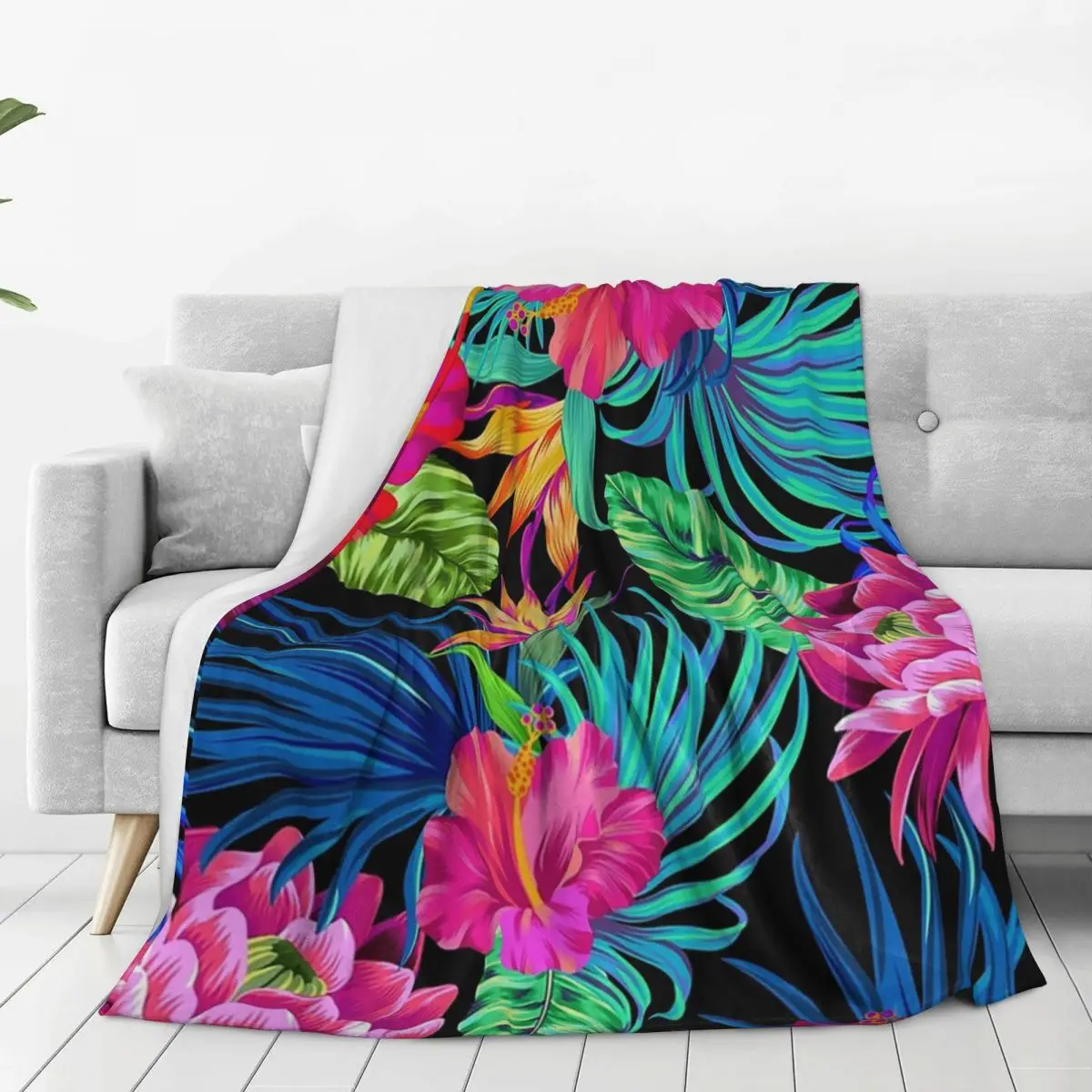 Drive You Mad Hibiscus Blankets Flannel Warm Throw Blankets Sofa Throw Blanket For Home Bedroom Travel Throws Bedspread Quilt