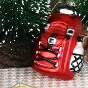 

Рождественское украшение, креативный поддельный автомобильный рюкзак, камера