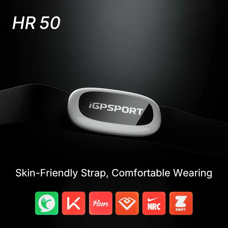 

IGPSPORT HR50 New Heart Rate Monitor Chest Strap Cycling Monitor Bike Running Sport Compatible For GARMIN Bryton XOSS Sensors