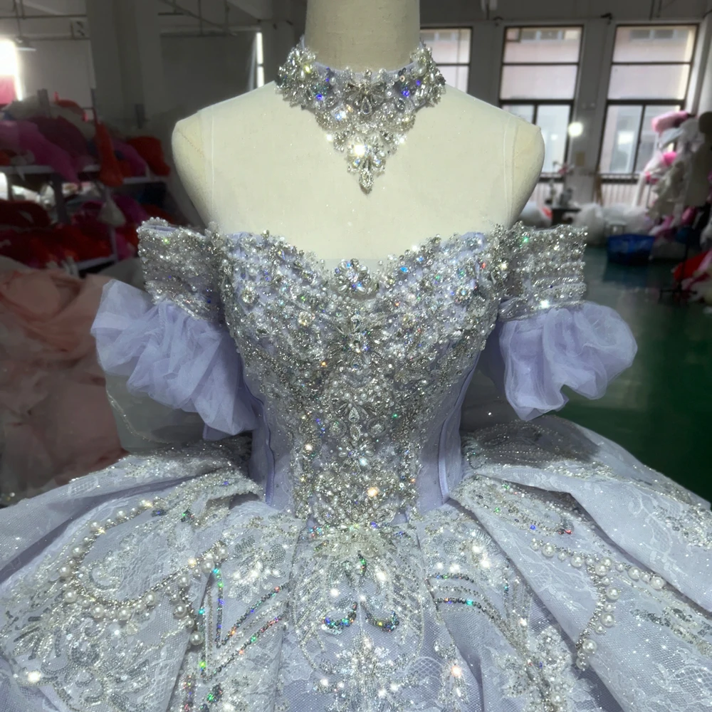 Jancember Purple Quinceanera Dresses Organza Ball Gown Sweetheart Bridal  Dresses Pearls Vestidos De Quinceanera Customized X02 - AliExpress 320