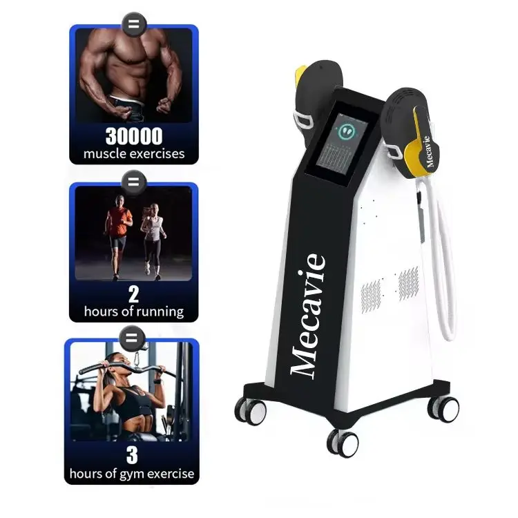 6500W High Power EMS Muscle Trainer EMSnova Non-invasive Painless Fat Burning Body Sculptor for Abdomen Buttocks Legs Shaping