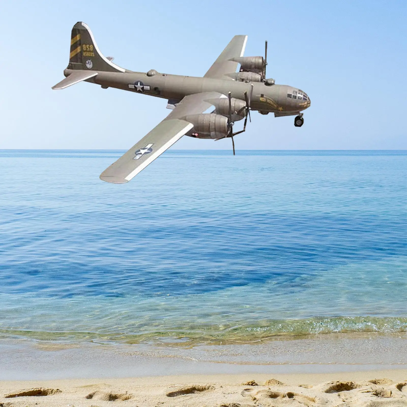 

1:48 3D Paper Kit Toy B-29 Super Paper Paper Paper Airplane Toy Handmade Paper