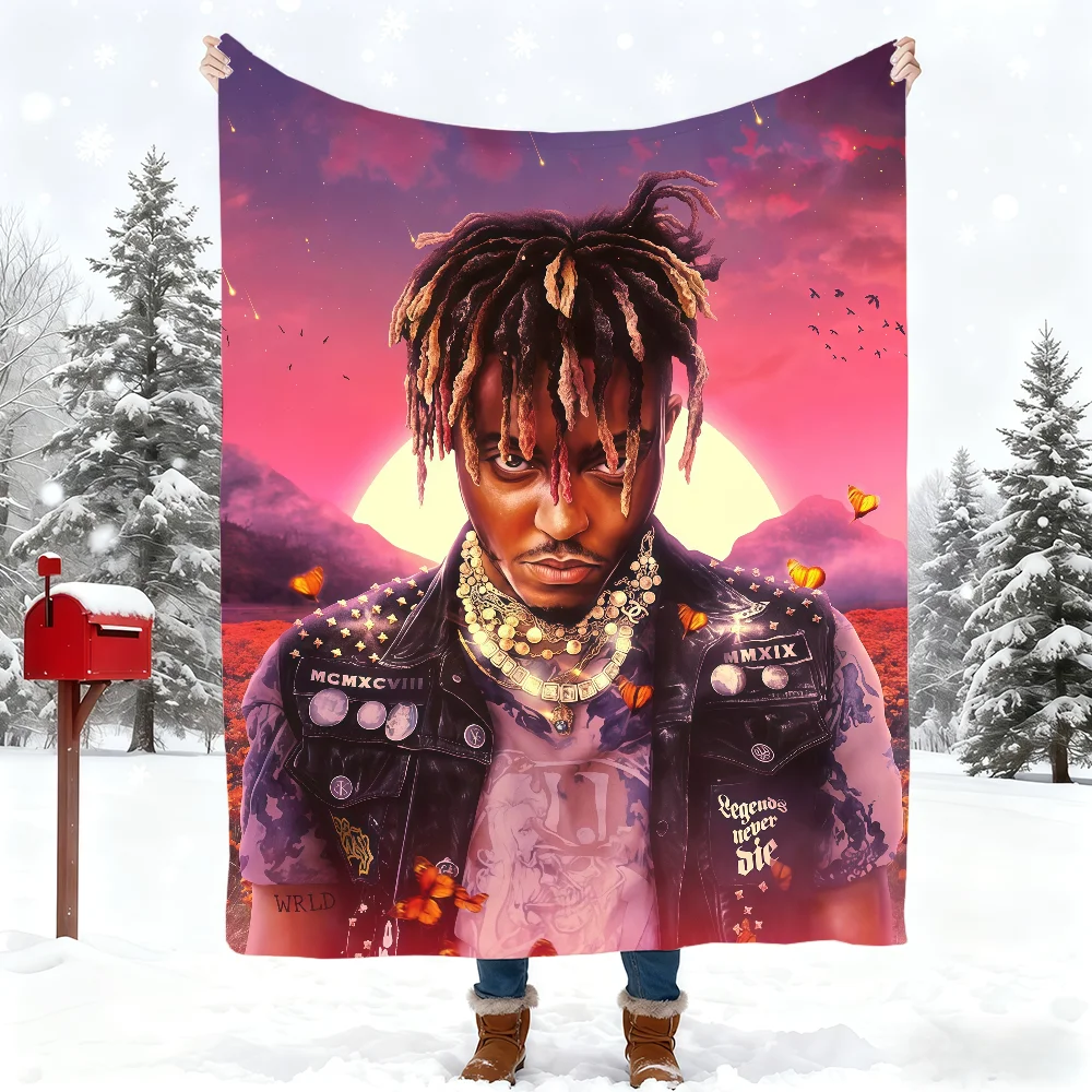 J-Juice W-Wrld Rapper Blanket Blanket for Home Bedroom Bed Sofa Picnic Travel Office Cover Blanket Kids