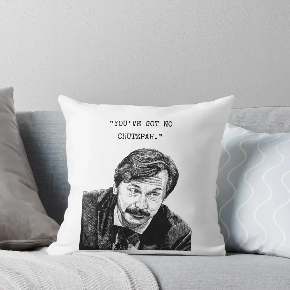

Mike Wozniak, Taskmaster, “You’ve got no chutzpah.” Throw Pillow Decorative Pillow Covers For Sofa Room decorating items pillow